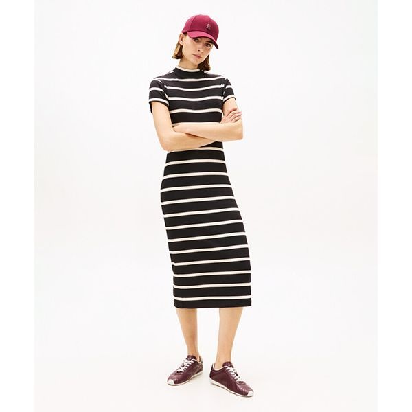 Ÿ�����ǰ� TOMMY HILFIGER ��Ʈ������ �� ��ũ�� �巹�� T22G0TDR030WT20AU 147798