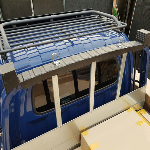 대원지프랜드 1톤 화물차 고무보호가드 포터2/봉고3_이미지