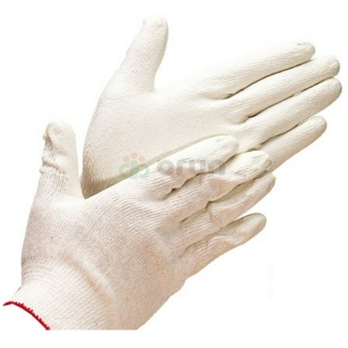 오런 흰 반코팅 장갑 (1켤레)