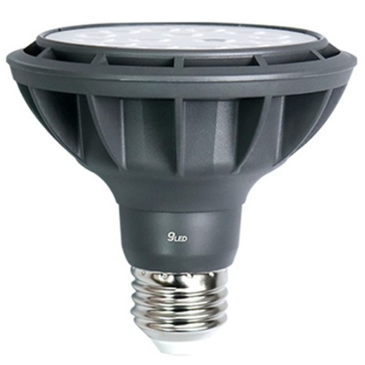 건식  LED PAR30 집중형 레일등 램프 전구색 15W (1개)