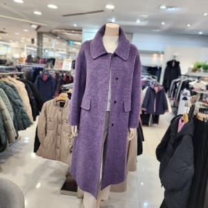 일진코스메틱 기본카라 울 모직코트 DRDPWL250PU_BP_이미지