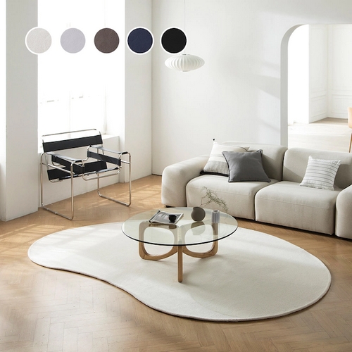 심플먼트 워셔블 페블 스튜디오 러그 카페트 (285x180cm)_이미지