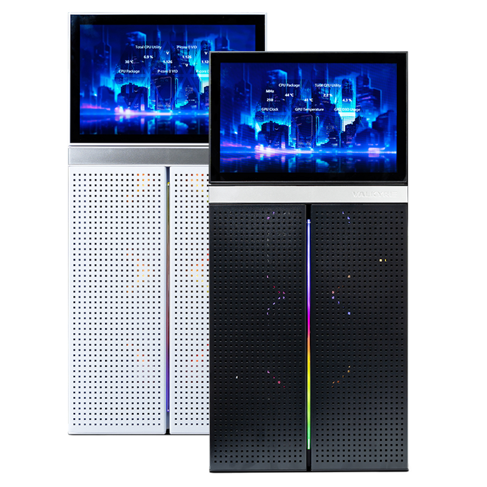 발키리 VK02 Touch LCD 메쉬 강화유리 (화이트)_이미지
