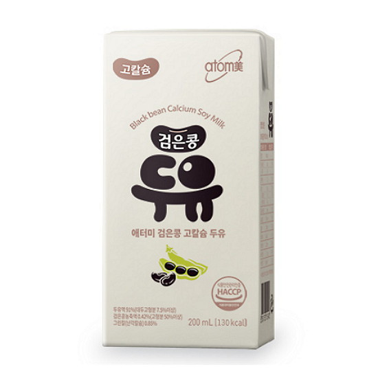 애터미 검은콩 고칼슘 두유 200ml