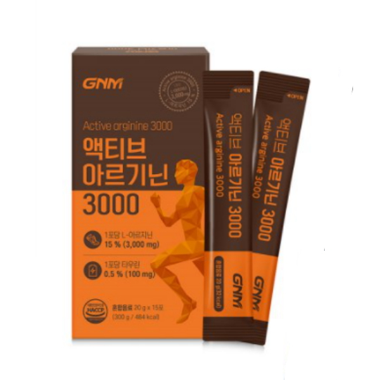 GNM자연의품격 액티브 아르기닌 3000 15포 (2개)