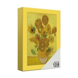 퍼즐라이프 직소퍼즐 명화 해바라기 108피스 액자케이스 포함 AL108-10_이미지