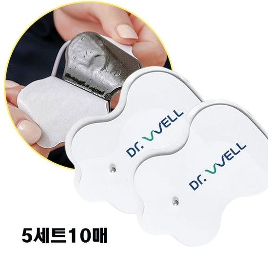 닥터웰 저주파 마사지기 전용 리필 젤패드 (10개)_이미지