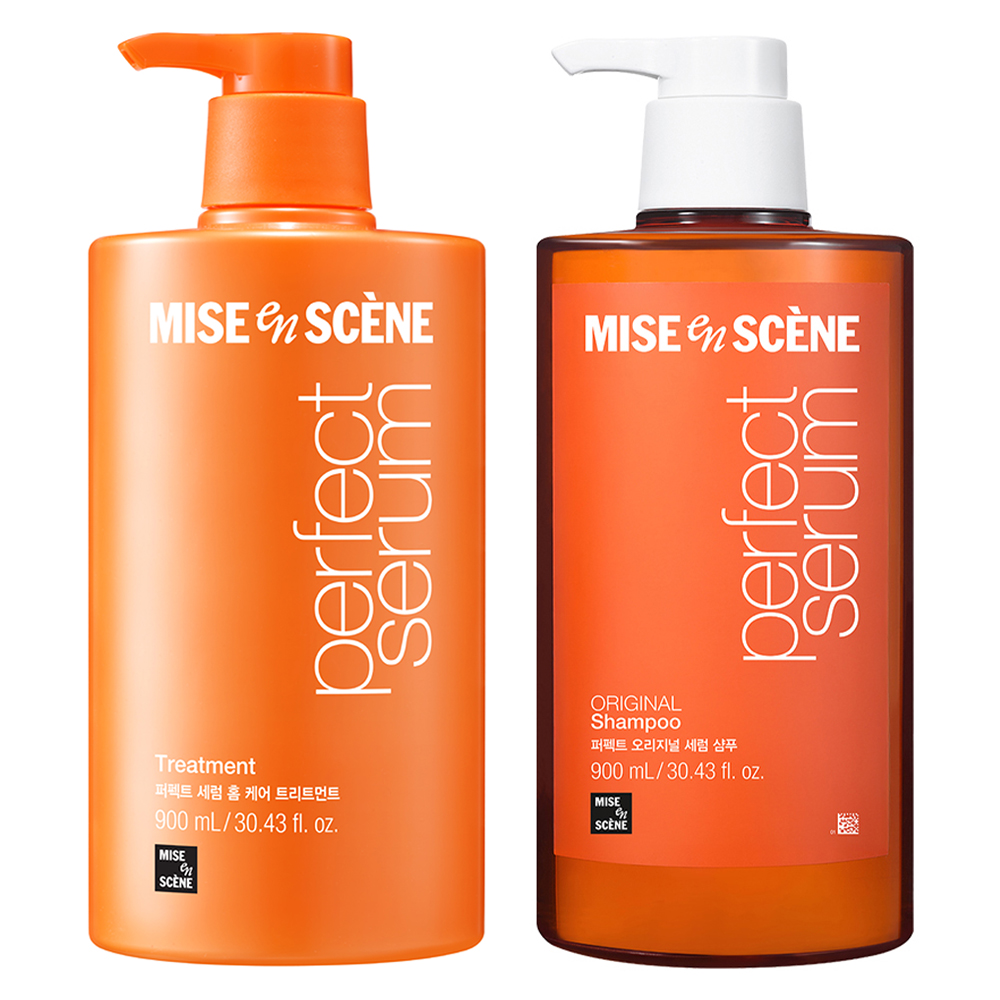 퍼펙트 오리지널 세럼 샴푸 900ml+퍼펙트 세럼 홈 케어 트리트먼트 900ml 2종세트