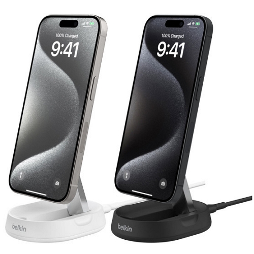 벨킨 부스트차지 프로 15W Qi2 컨버터블 마그네틱 무선충전 스탠드 WIA008bt