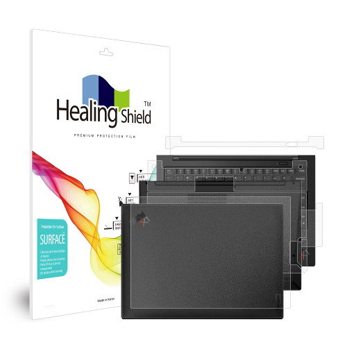 폰트리 힐링쉴드 레노버 씽크패드 X1 카본 Gen9 무광 외부보호필름 (3종 세트)_이미지