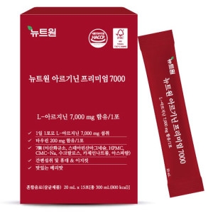  뉴트원 아르기닌 프리미엄 7000 20ml 15포 [1개]