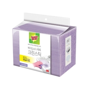 3M 스카치브라이트 베이킹소다 청소용 수세미 40매