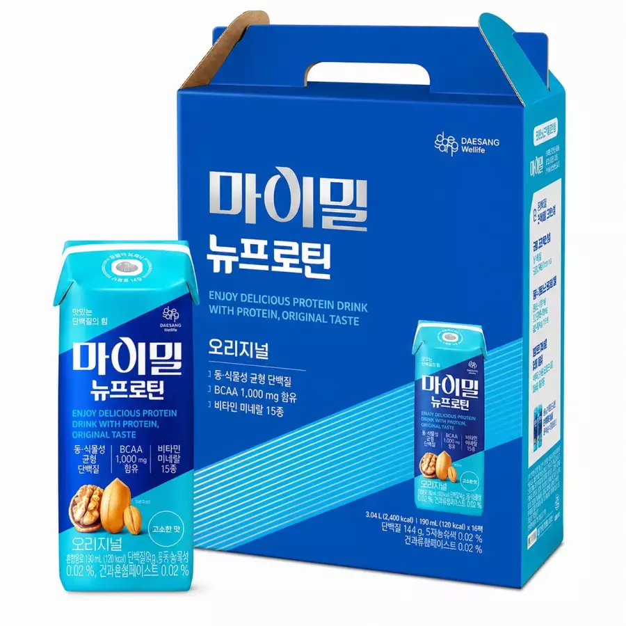 대상웰라이프 마이밀 마시는 뉴프로틴 오리지널 190ml (64개)_이미지