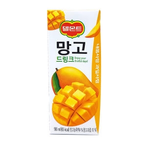 롯데칠성음료 델몬트 망고 드링크 190ml (20개)_이미지