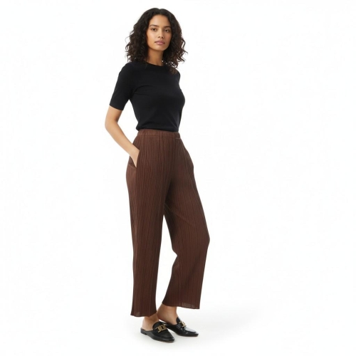 이세이미야케 플리츠플리즈 플리츠플리즈 팔라초 팬츠 PP58JF154 44 BROWN_이미지