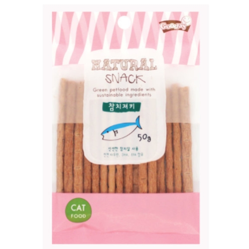 에이치디씨 네츄럴 스낵 참치져키 50g (1개)