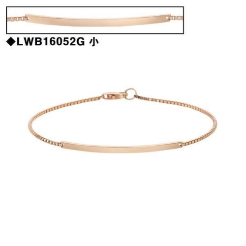 14K 로이드 플렛 라인 Gold 팔찌 LWB20C01G