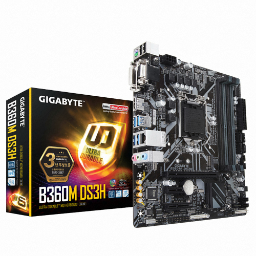GIGABYTE B360M DS3H 듀러블에디션 제이씨현_이미지