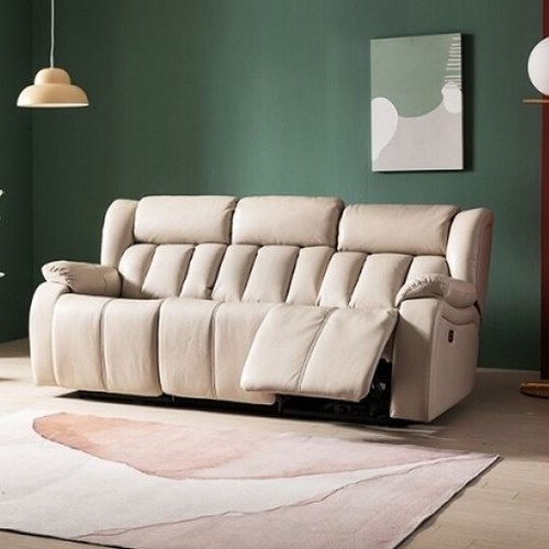 카운테스 천연통가죽 리클라이너 3인용