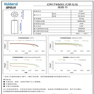  스마트 CXINYI 일회용 리튬 망간 배터리 나침반 방향 표시기 GPS 로케이터 가정용 광전 CR17450 3V