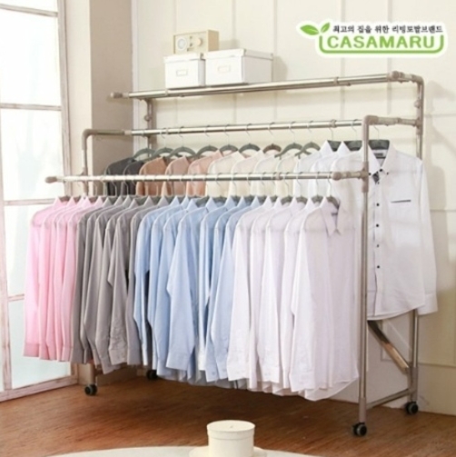 까사마루 점보 접이식 3단 행거_이미지