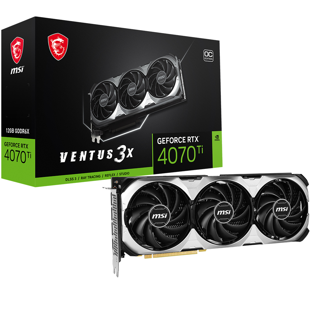 MSI 지포스 RTX 4070 Ti 벤투스 3X E OC D6X 12GB