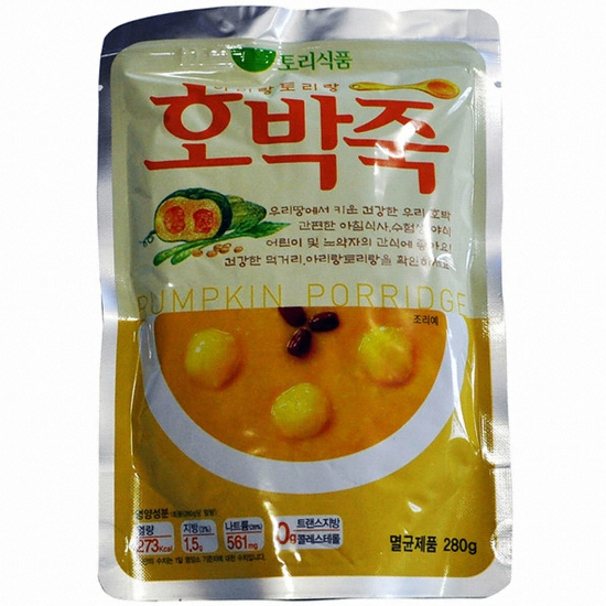 토리식품 아리랑 토리랑 호박죽 280g (1개)_이미지