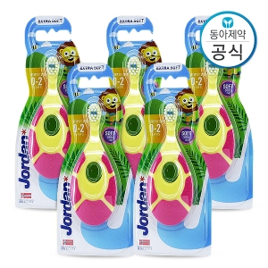 조르단 어린이칫솔 스텝 1-4단계 (5개)_이미지