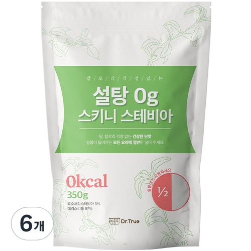 닥터트루 설탕 0g 스키니 스테비아 350g (6개)_이미지