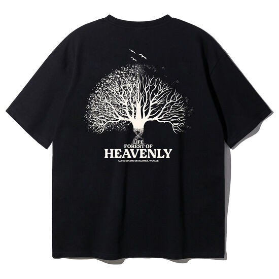 앨빈클로 FOREST OF HEAVENLY 오버핏 반팔티 AST-4255이미지입니다. 누르면 해당 게시물로 새창이동합니다.