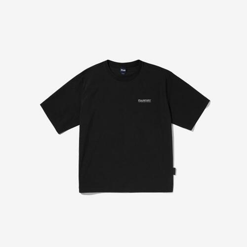 휠라 경량 스트레치 반팔티 FS2RSG2136X_BLK