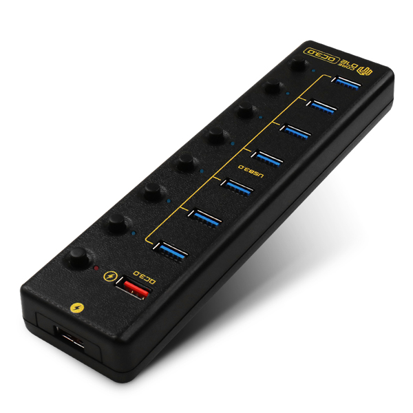 웨이코스 씽크웨이 CORE D72 QC3.0 (9포트/USB 3.0)_이미지