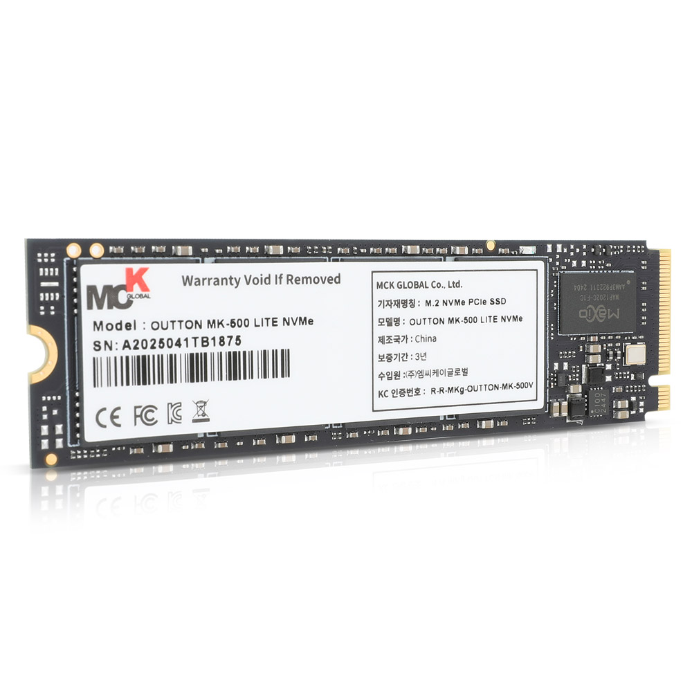 �������̱۷ι� OUTTON MK-500 LITE M.2 NVMe