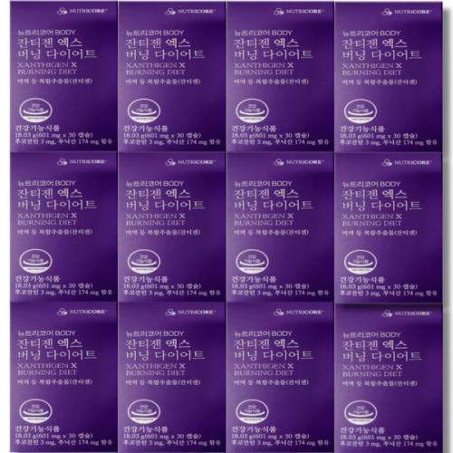 뉴트리코어 잔티젠 엑스 버닝 다이어트 30캡슐 (12개)_이미지