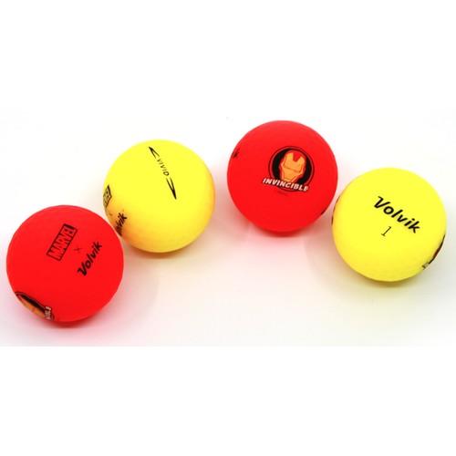 볼빅 비비드 마블 아이언맨 롱 (컬러공, 4개+볼마커)_이미지