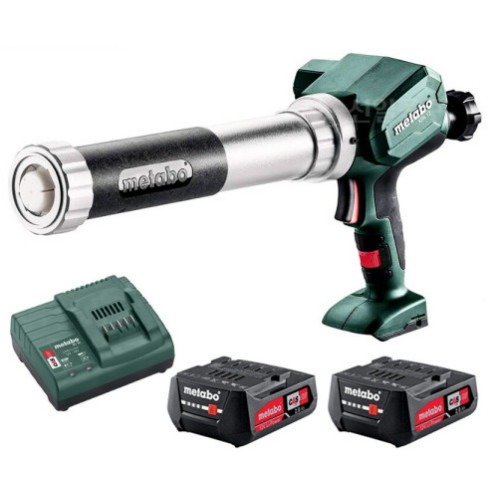 메타보 충전 코킹건 KPA 12 400 (2.0Ah, 배터리 2개)_이미지