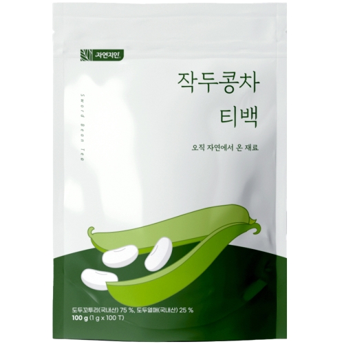 자연지인 국산 작두콩차 삼각티백 100T 건강차 1g 100개입 1개_이미지