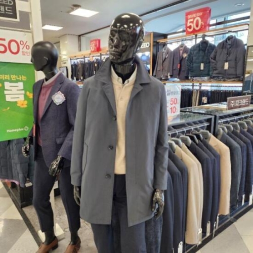 오스틴리드 주 by 파크랜드 네이비 라이너 탈착 기본에리 트렌치코트 AOT25102 100_이미지