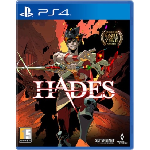 Supergiant Games 하데스 한글판 (PS4, 패키지디스크)