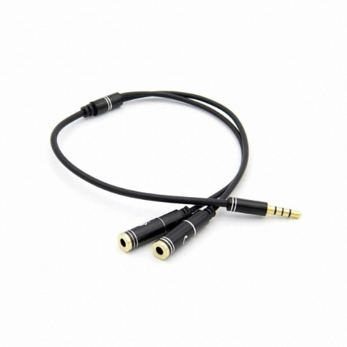 라이트컴 COMS 3.5mm 3극 to 4극 Y형 변환젠더 (ID728)