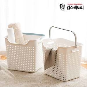 전원테크 플라팜 국내산 다용도 빨래바구니 세탁바구니 세탁실 정리함