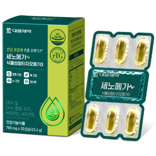 대웅제약 세노메가 식물성 알티지 오메가3 30캡슐 (6개)