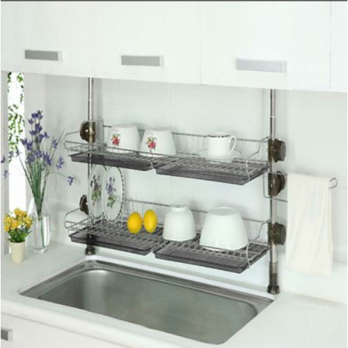 빠띠라인 기둥식 씽크선반 600 (2단로얄)