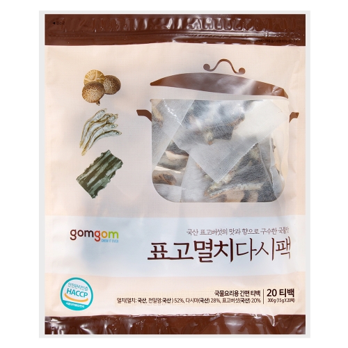  석하 곰곰 표고멸치 다시팩 300g(15gx20입) [1개]