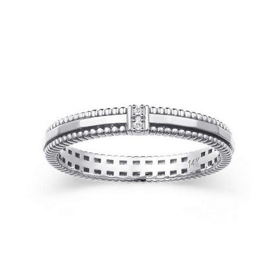 스톤헨지 웨딩 14K 화이트골드 커플링 SA26A67S