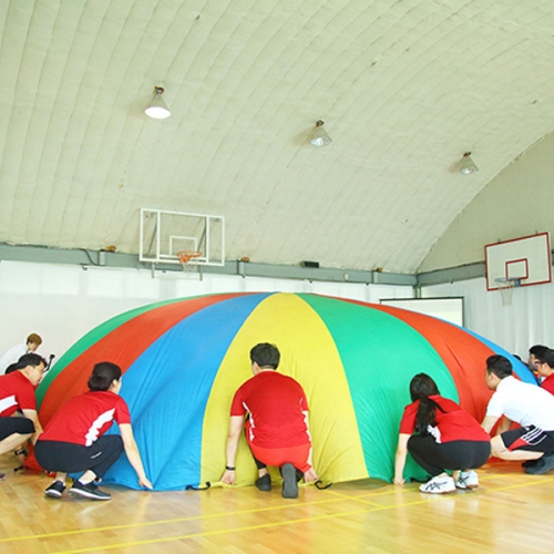 스포타임 낙하산 7.3m 손잡이 20개 FI14NO0322_이미지