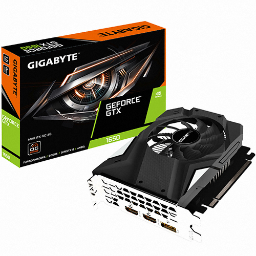GIGABYTE 지포스 GTX 1650 MINI ITX OC D5 4GB 제이씨현