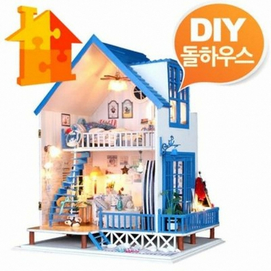T-FREAK 1/18 DIY 돌하우스 미니어처 만들기 러브 산토리니_이미지