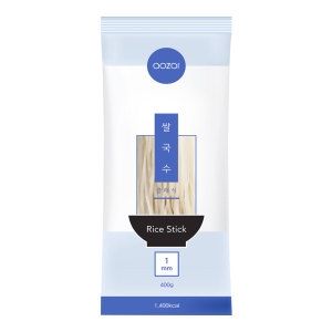 아오자이 쌀국수 면1mm_400g 베트남 쌀국수 면 스틱면 나인티나인_이미지