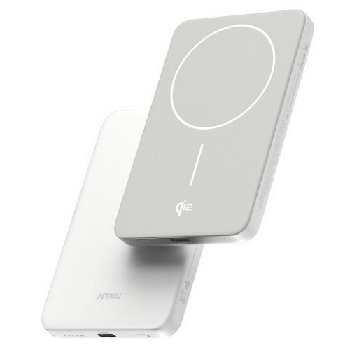 아트뮤 Qi2 15W 맥세이프 초슬림 보조배터리 QB310 5000mAh (1개)_이미지